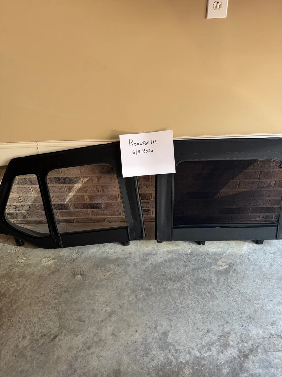 Jeep Wrangler JL Firecracker Red OEM Half Doors JLU IMG_4413