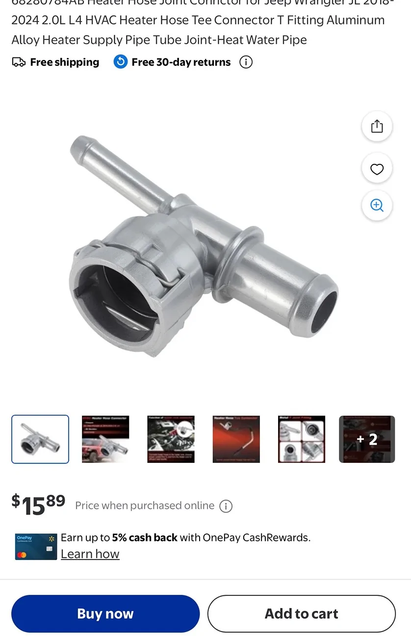 Jeep Wrangler JL 2.0 Coolant Reservoir Replacement IMG_9298