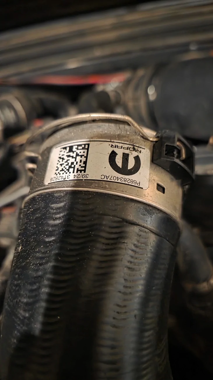 Jeep Wrangler JL Problem with this intercooler pipe 20260614_203644