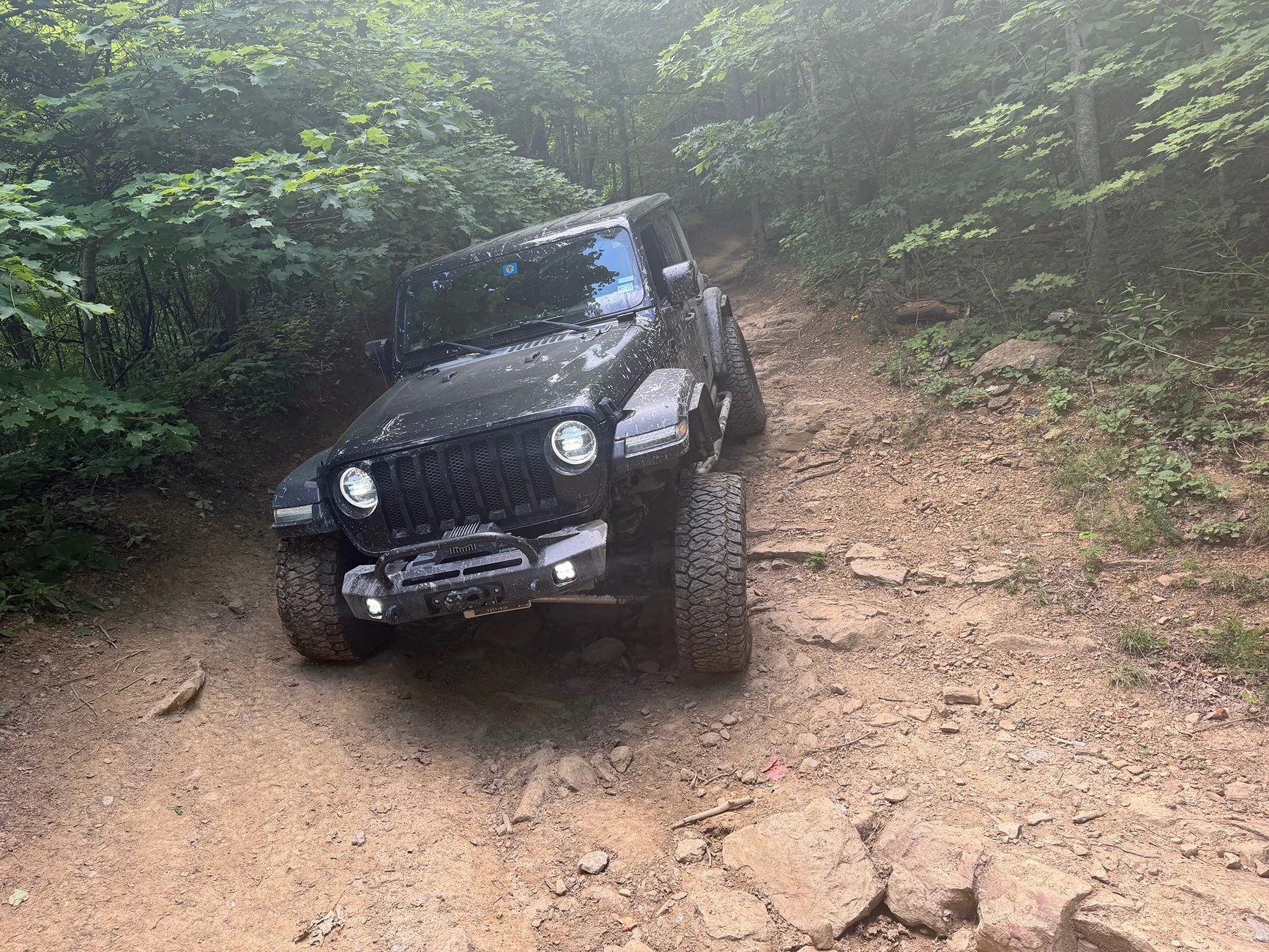 Jeep Wrangler JL First time at Windrock 6/13 IMG_2758
