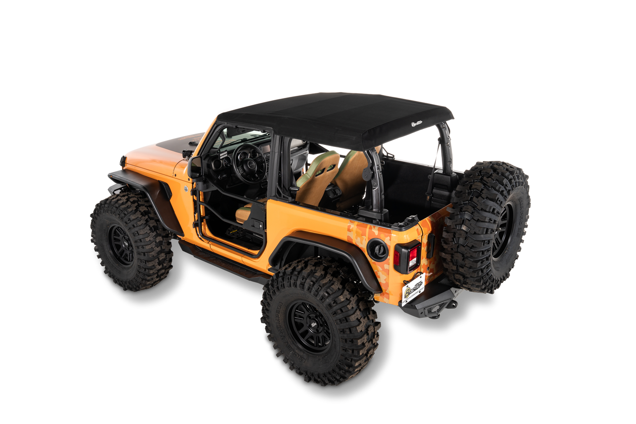 Jeep Wrangler JL Bestop Trektop Glide slantback installed ! IMG_8332