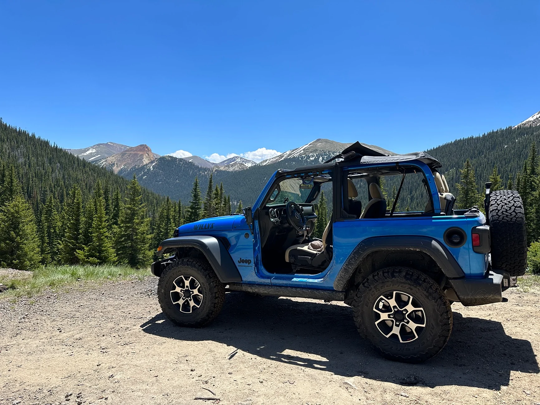 Jeep Wrangler JL Bestop Trektop Glide slantback installed ! IMG_0524