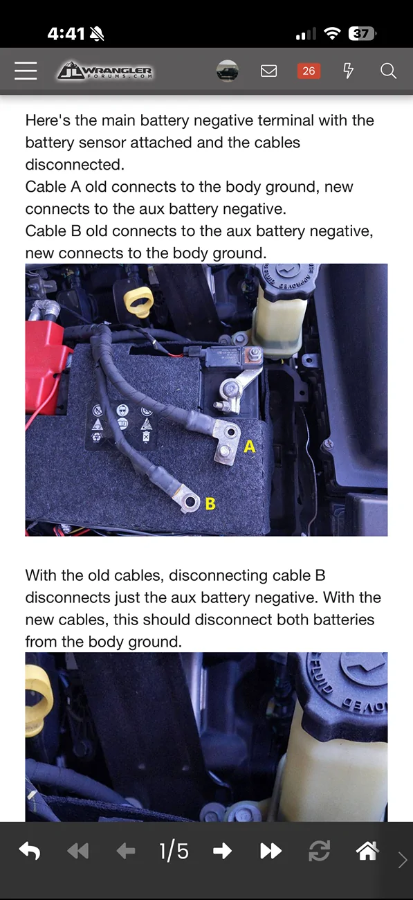 Jeep Wrangler JL Start stop battery dead again?? IMG_5798