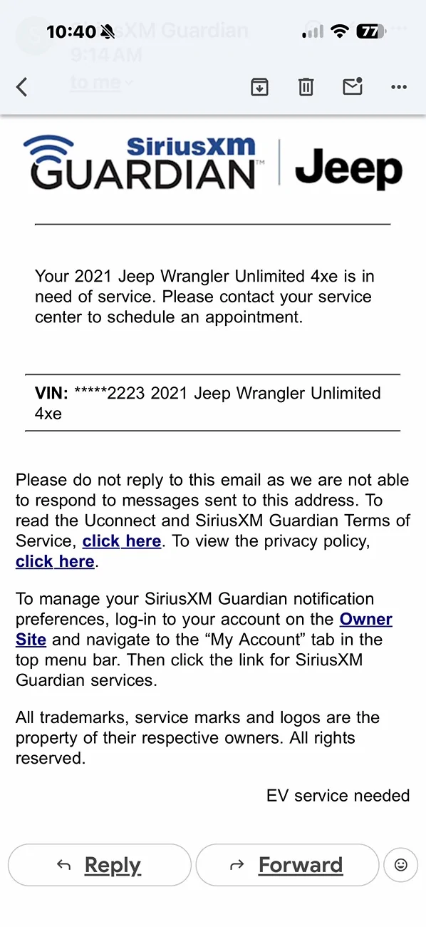 Jeep Wrangler JL Another Email for EV Service? IMG_0563