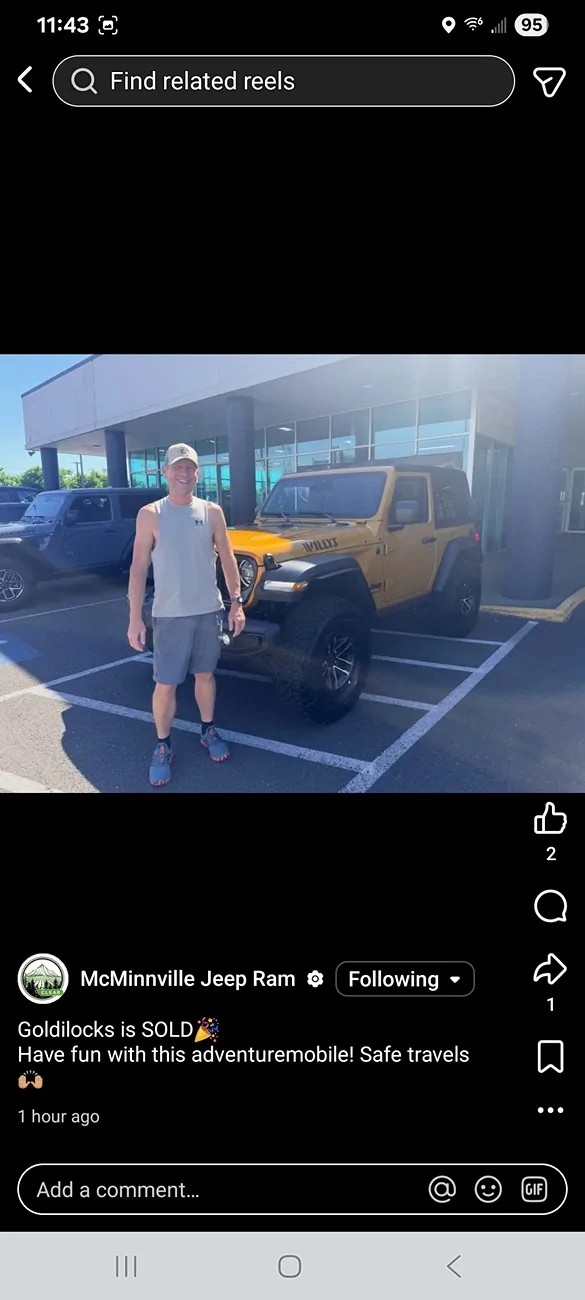 Jeep Wrangler JL Bye Bye Rubicon, hello Willys XR Screenshot_20260626_114303_Facebook