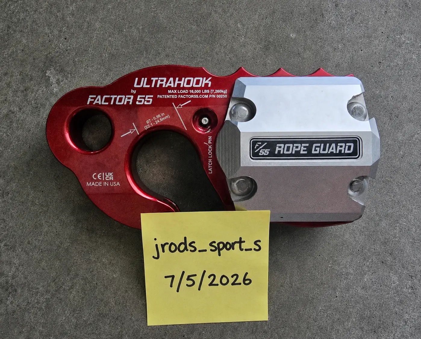 Jeep Wrangler JL Factor 55 Ultrahook - Red F2B37AAE-7A4A-4BC9-AA27-F44A5343668A