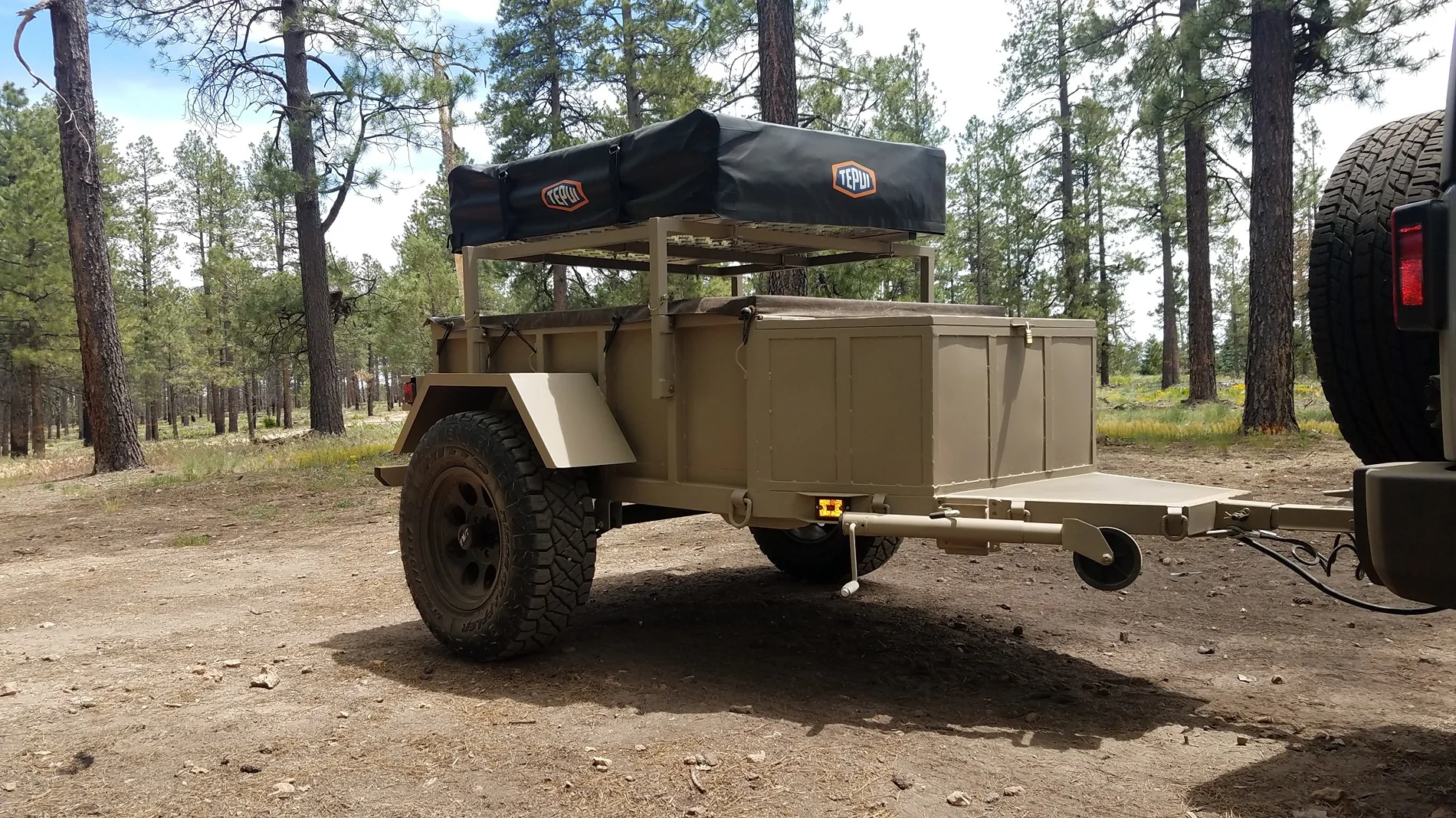 Jeep Wrangler JL Off Road Trailer w RTT 20190613_132536