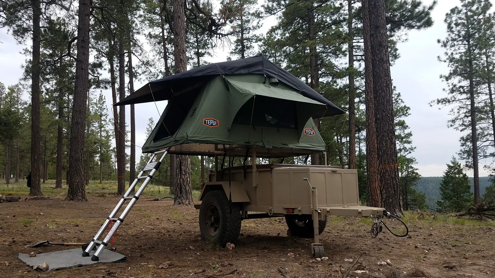 Jeep Wrangler JL Off Road Trailer w RTT 20190613_153345