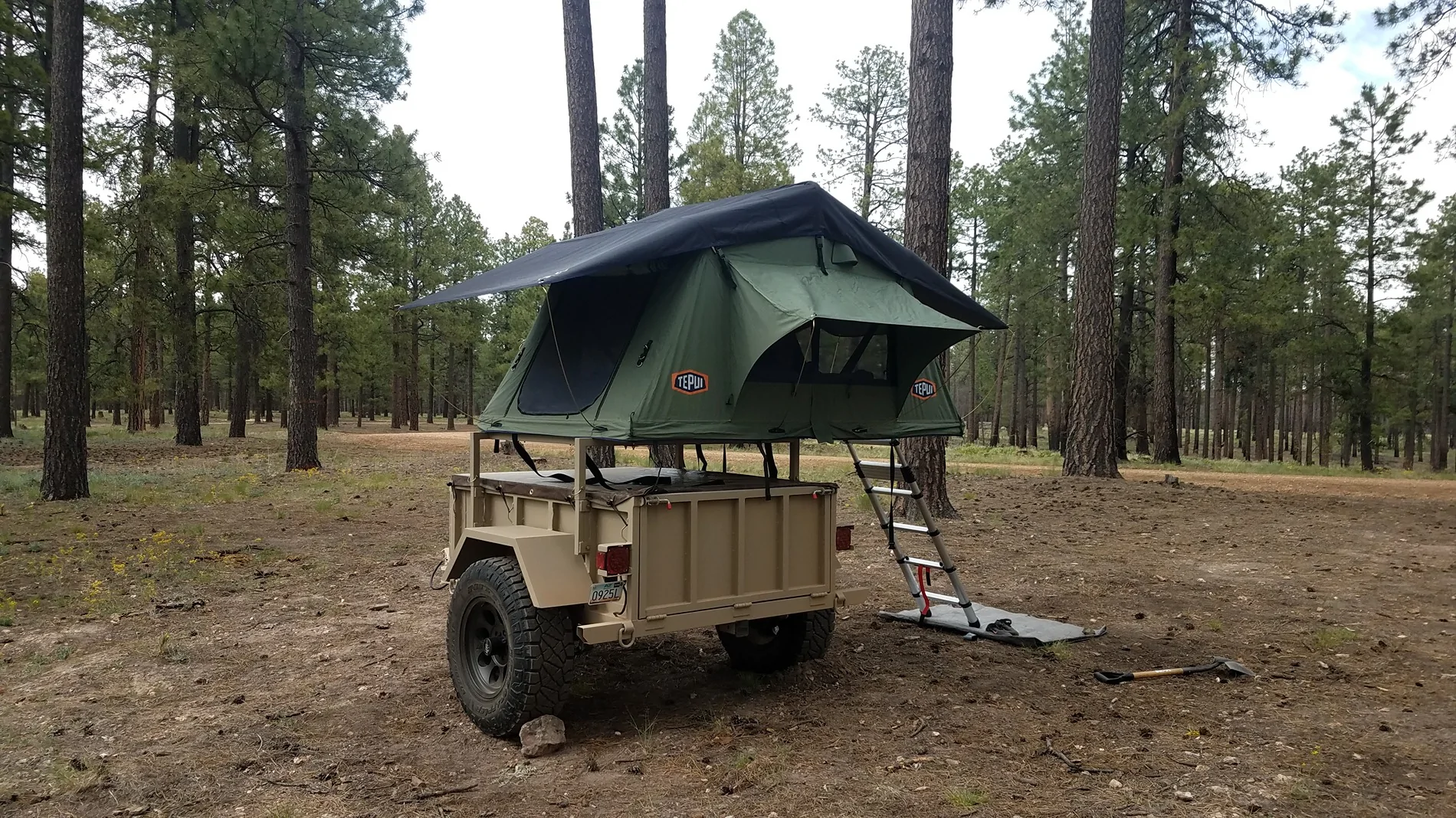 Jeep Wrangler JL Off Road Trailer w RTT 20190613_153424
