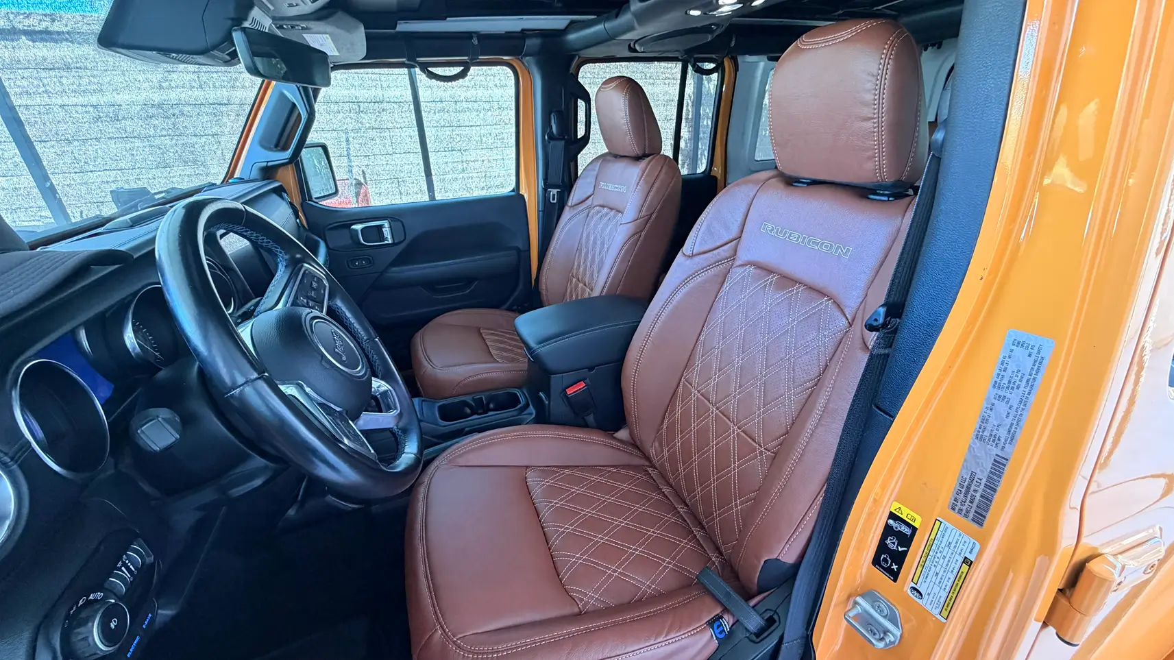 Jeep Wrangler JL Katzkin Upgraded Leather with Heating/Cooling 3