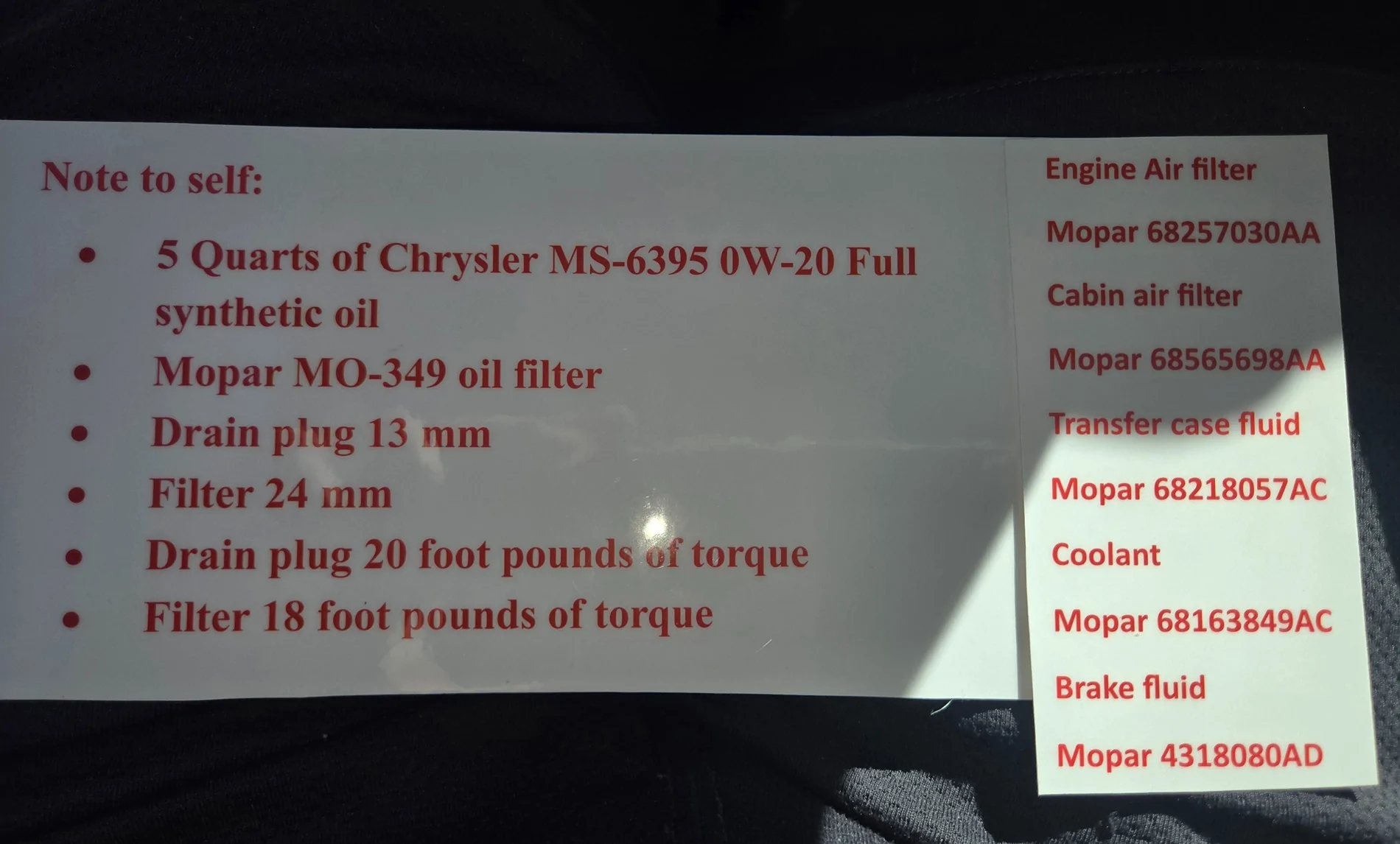 Jeep Wrangler JL Sticker for the engine bay 20260710_170156