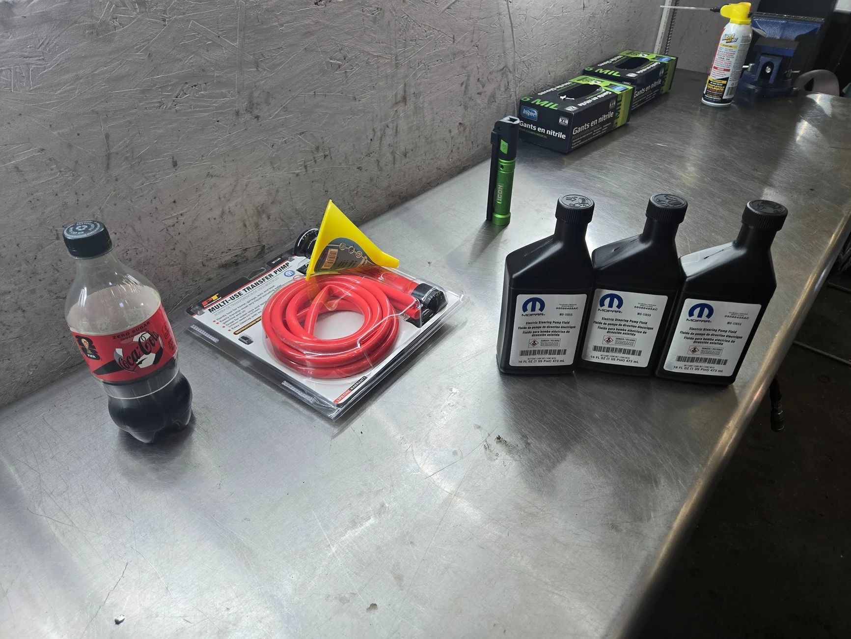 Jeep Wrangler JL Changing power steering fluid steps 20260714_194312