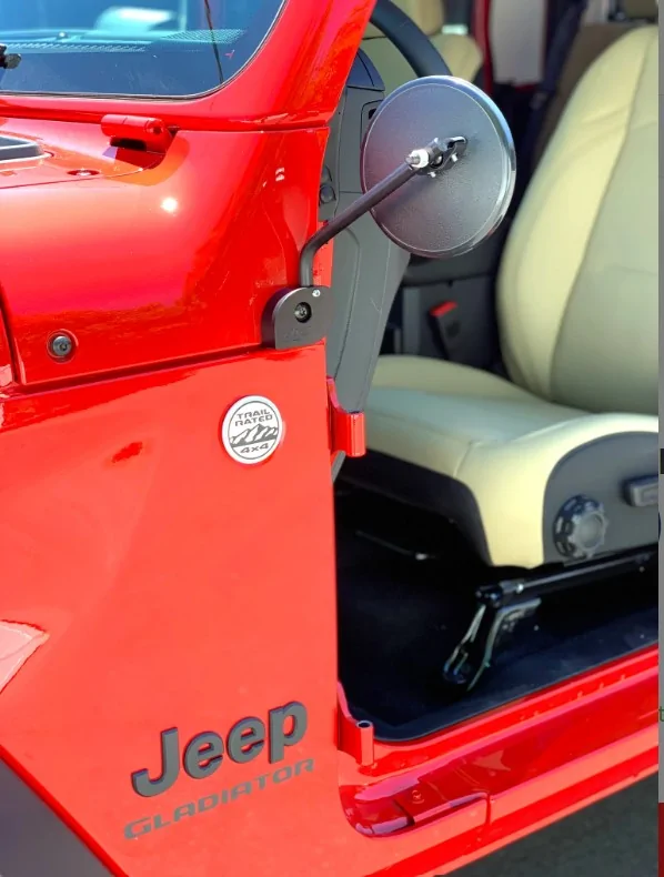 Jeep Wrangler JL BulletPoint Side Mirrors Coyote Mirror Install Opt
