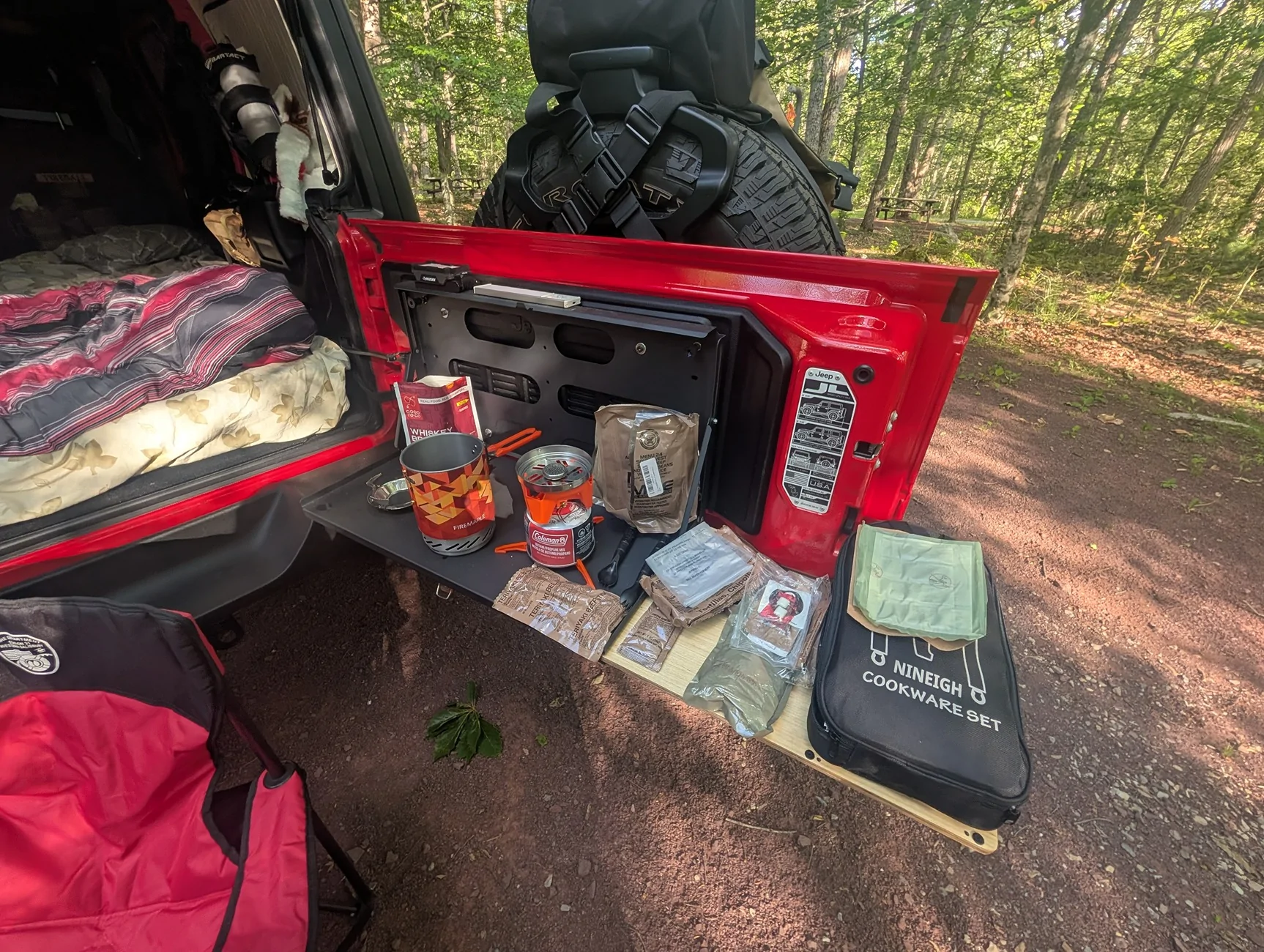Jeep Wrangler JL My Simple Car-Camping Setup (With Links) PXL_20260618_220419472