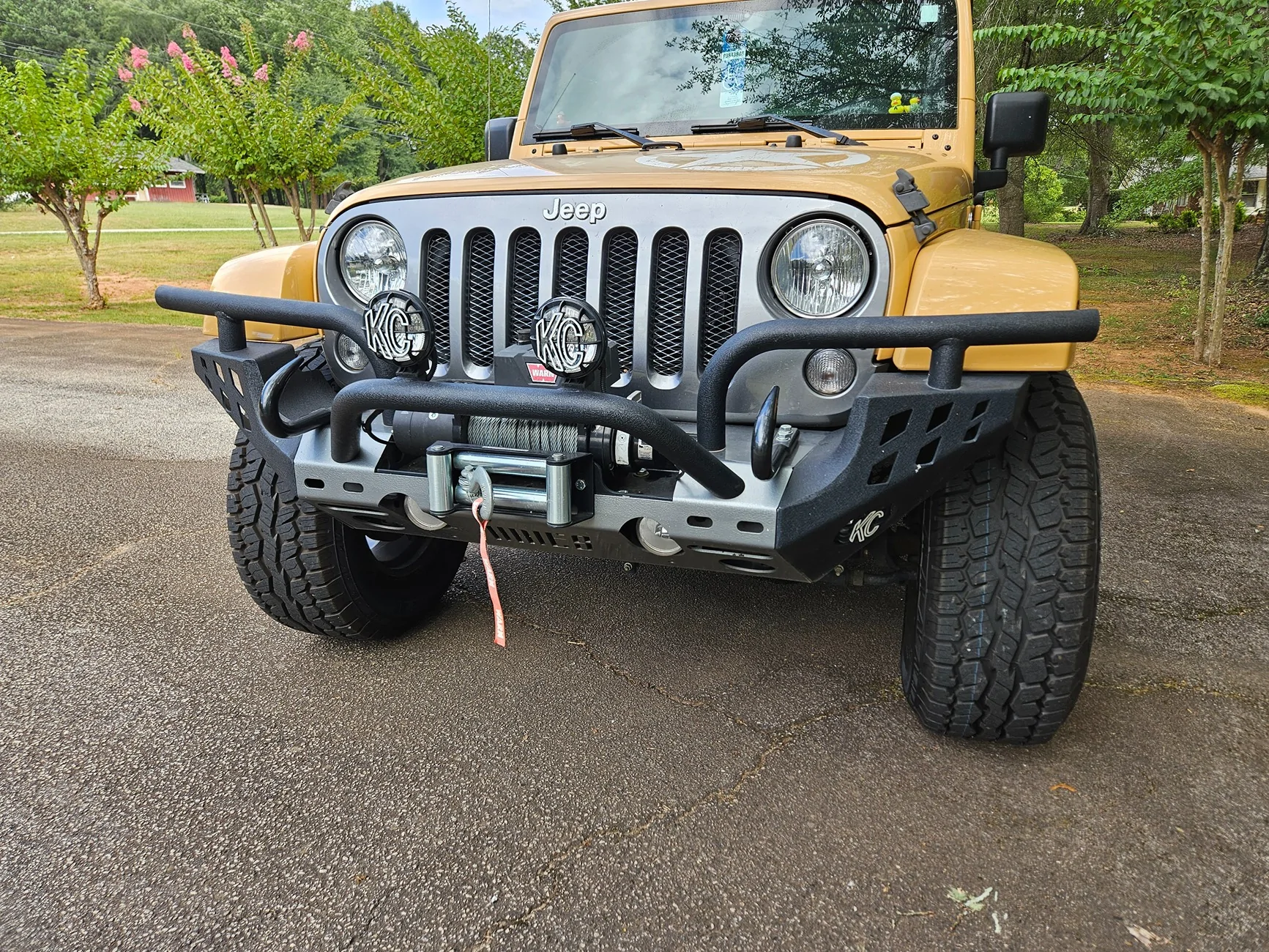Jeep Wrangler JL The perfect front bumper. 20260722_155724