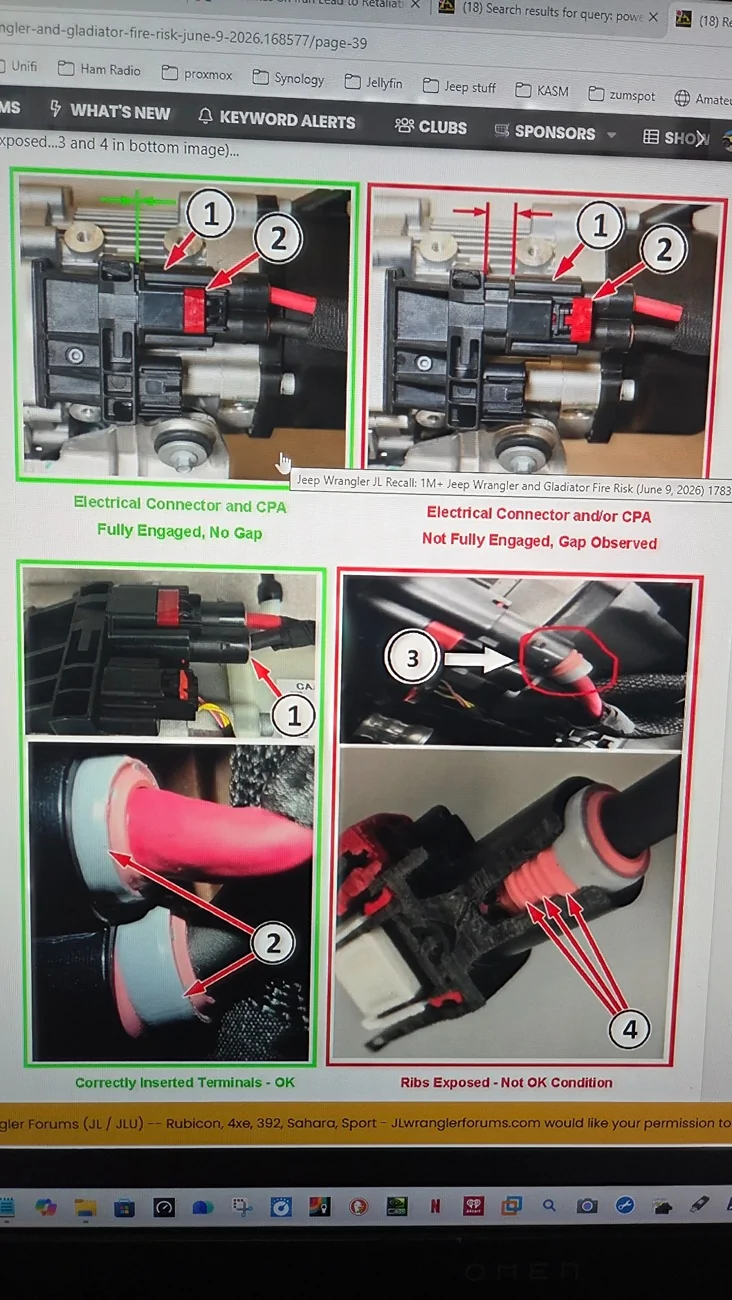 Jeep Wrangler JL Latest recall (fire risk) {filename}