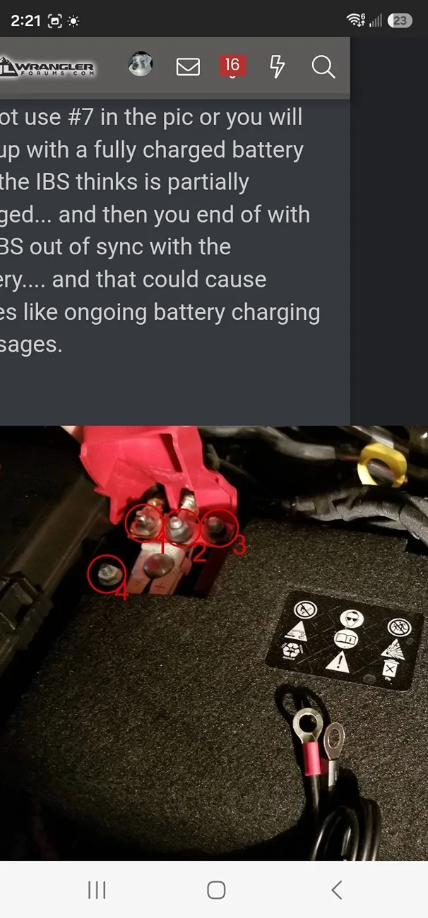 Jeep Wrangler JL Noco quick Connect for trikle charge Screenshot_20260723_022113_Samsung Browser