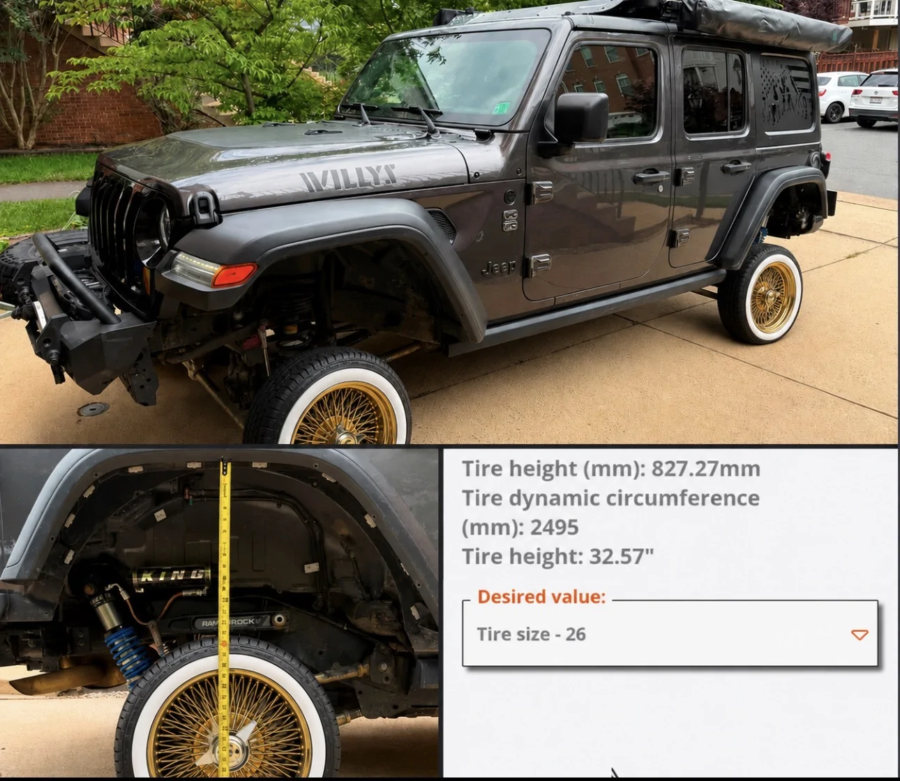 Jeep Wrangler JL Lol. 21" tire on a JL IMG_9960