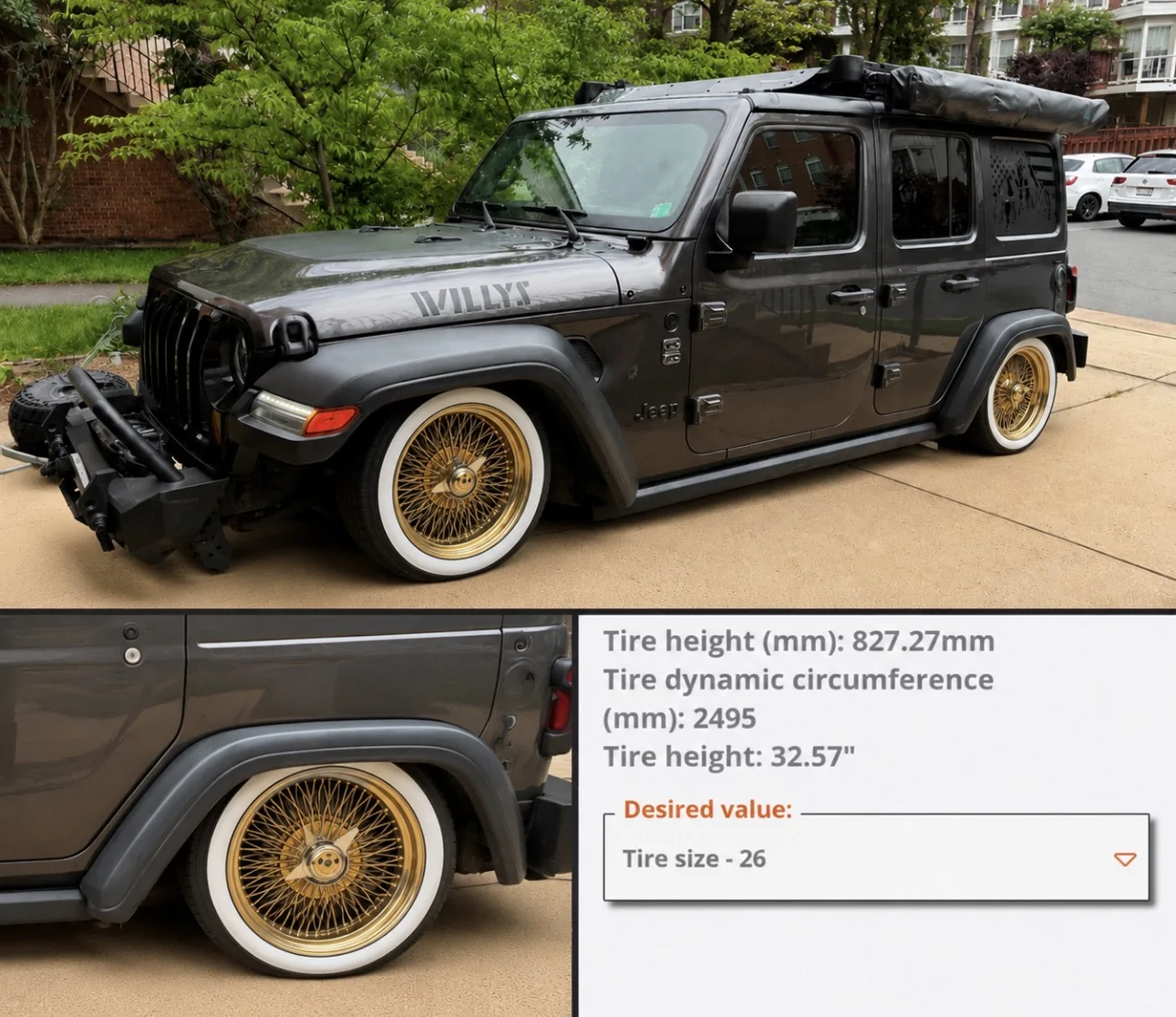 Jeep Wrangler JL Lol. 21" tire on a JL IMG_9961