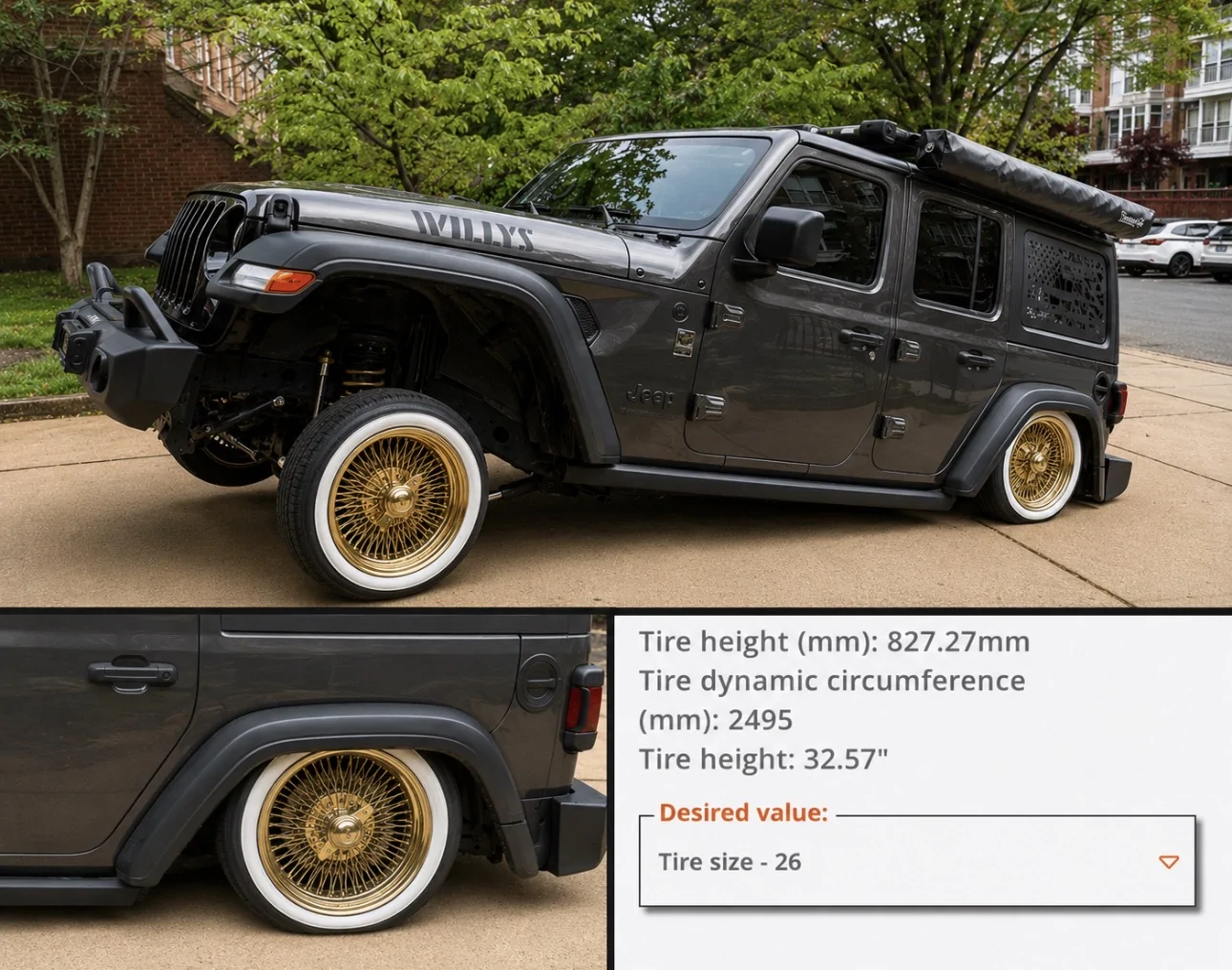Jeep Wrangler JL Lol. 21" tire on a JL IMG_9964