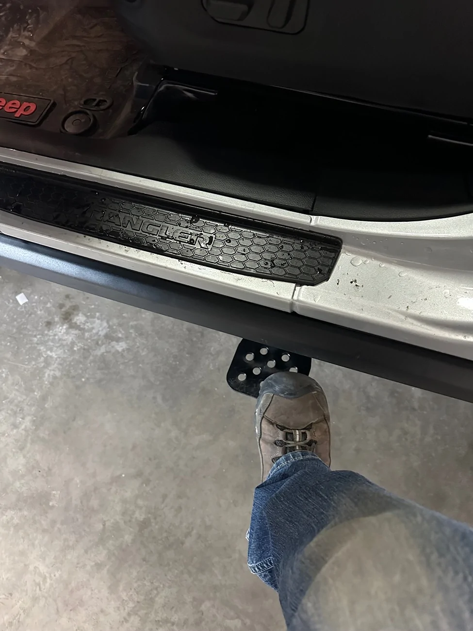 Jeep Wrangler JL Rock, sliders, and step IMG_5926