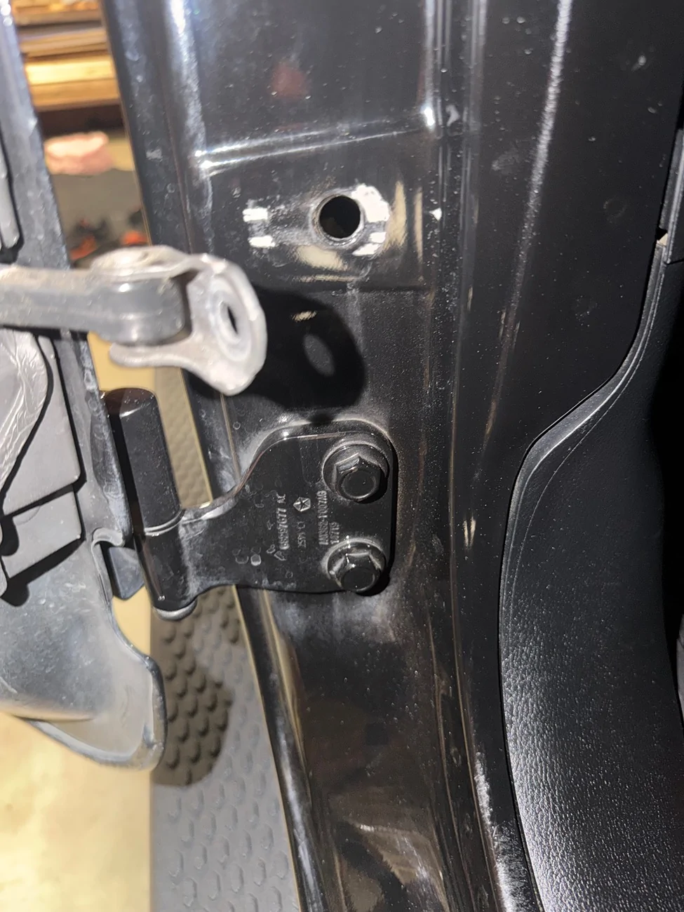 Jeep Wrangler JL Door check strap floating nut problem! Help please! IMG_0494