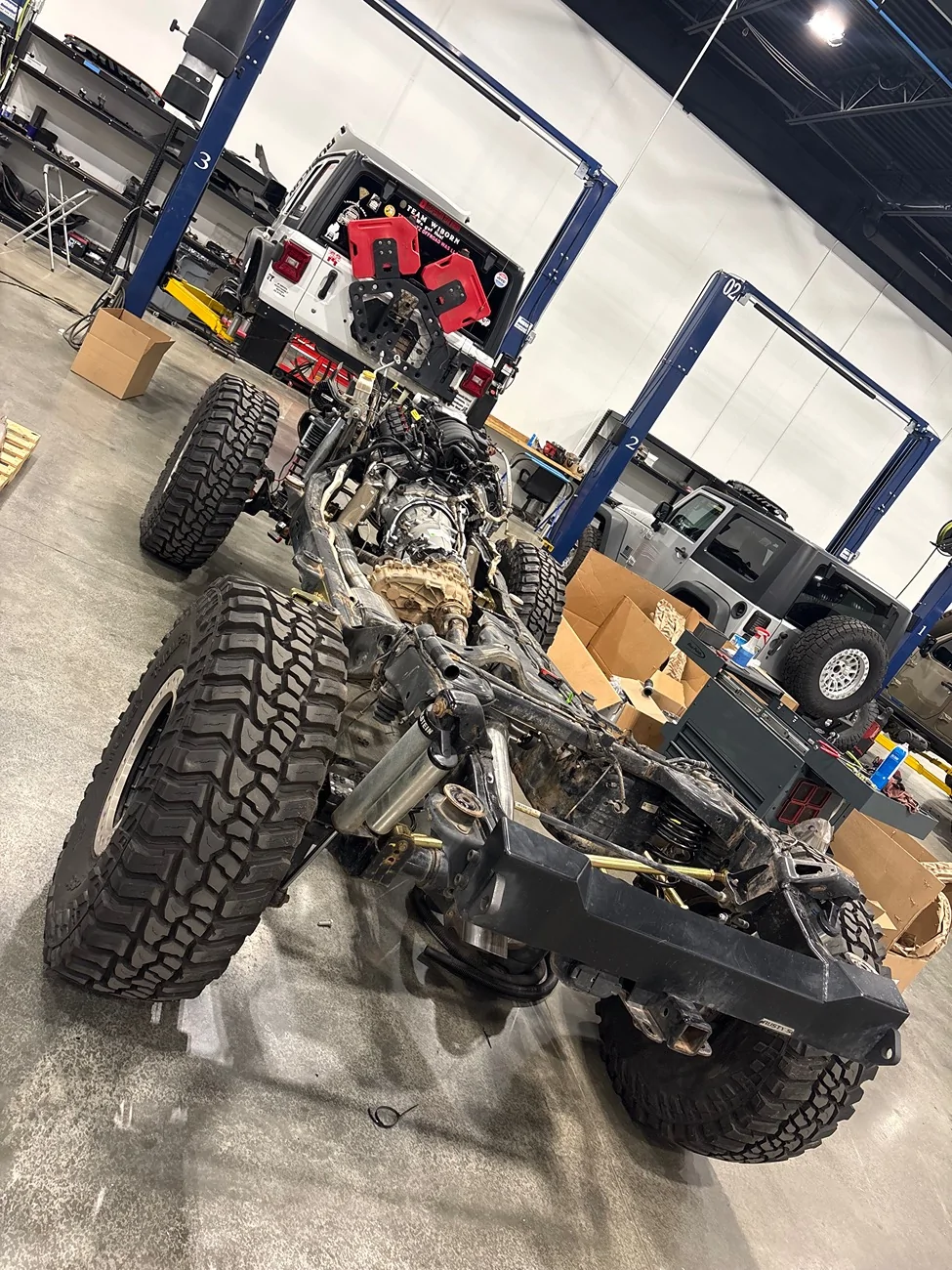 Jeep Wrangler JL The Refreshing Build. at 153,000 miles.  Americas Most Wanted 4x4 5.7 Hemi install and a 4.5 Metal Cloak Long Arm Lift. 80704383407__9A3CC5E1-57C5-4AB4-89C8-056B2C47229C