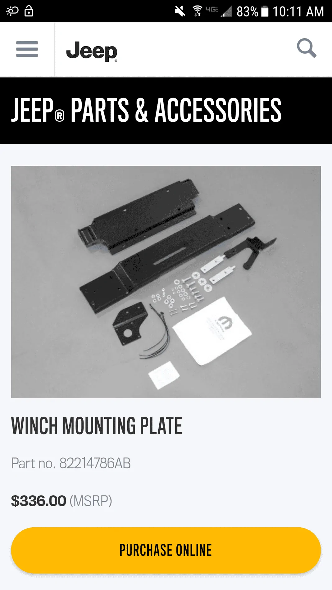 Jeep Wrangler JL What winch will mount on the stock Rubicon bumper? Screenshot_20180128-101125