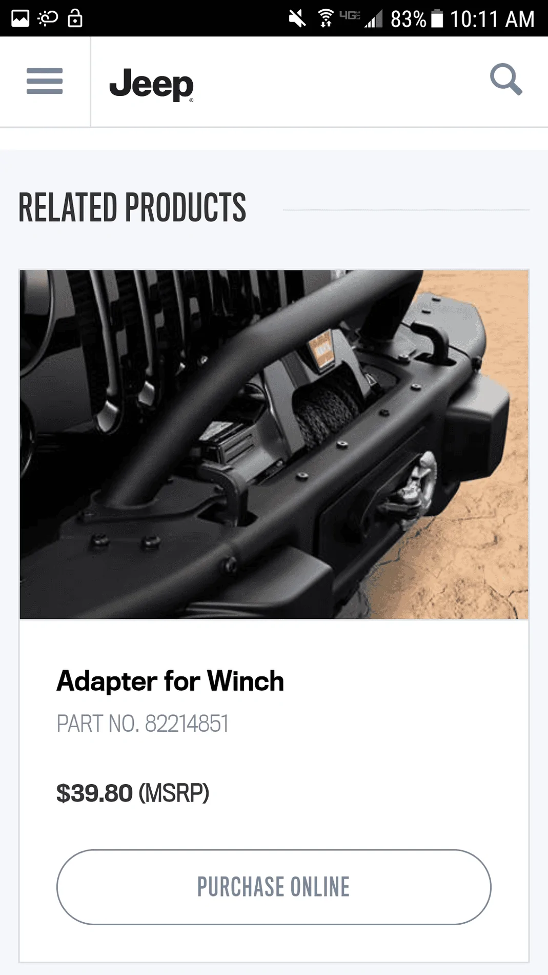 Jeep Wrangler JL What winch will mount on the stock Rubicon bumper? Screenshot_20180128-101145