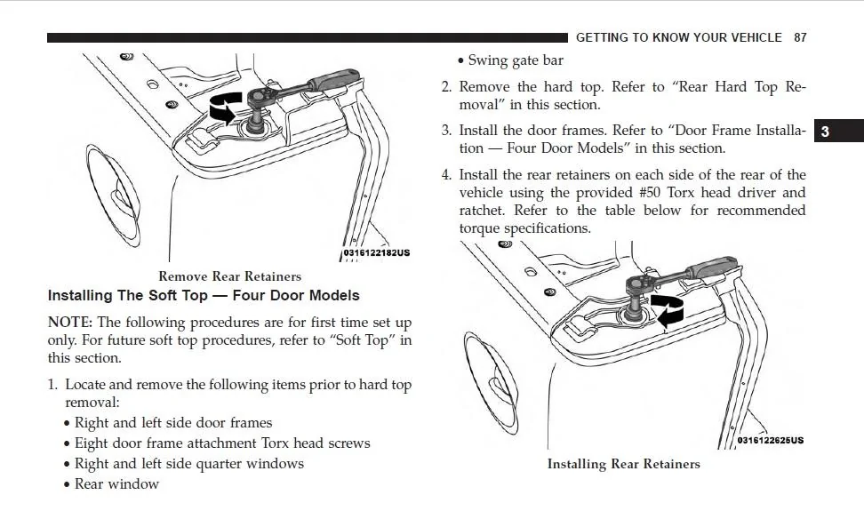 Jeep Wrangler JL Giant soft top box- Install instructions 87