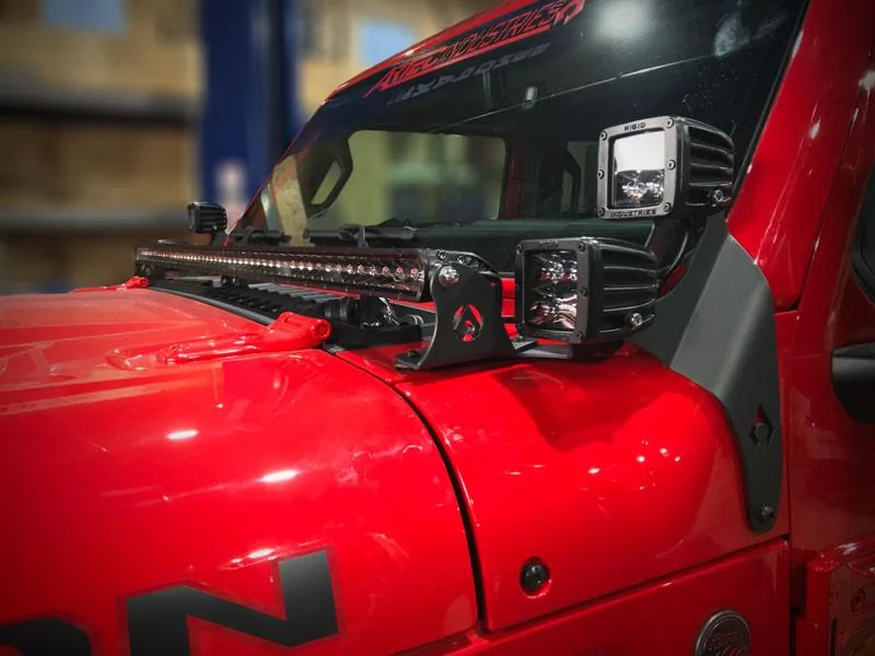 Jeep Wrangler JL Artec Industries Light mounts JL5603d