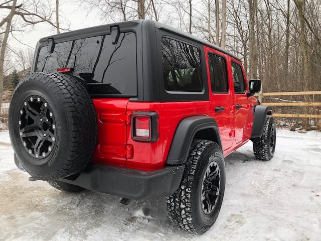 Jeep Wrangler JL Show off your Delivered JL Here! 2018 JL New Wheels Rear Angle