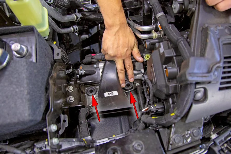 Jeep Wrangler JL How-to install S&B Filter Cold Air Intake push-grmts