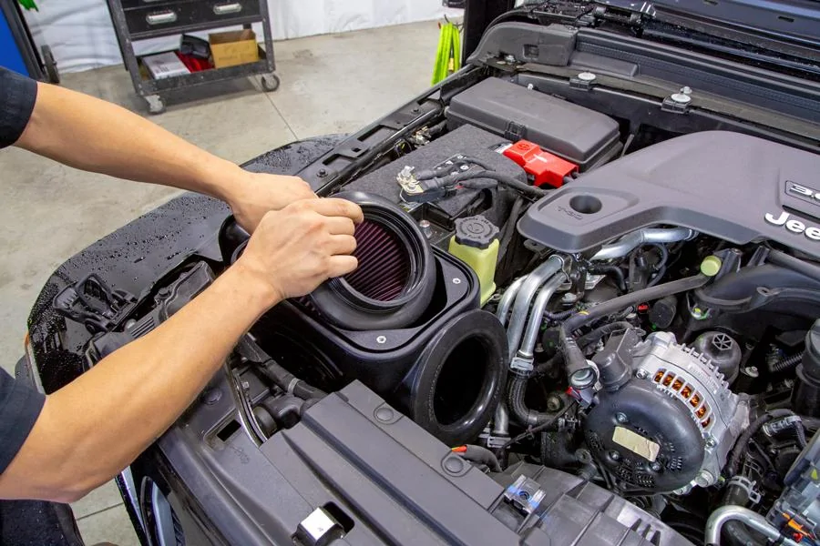 Jeep Wrangler JL How-to install S&B Filter Cold Air Intake Filter-in-box