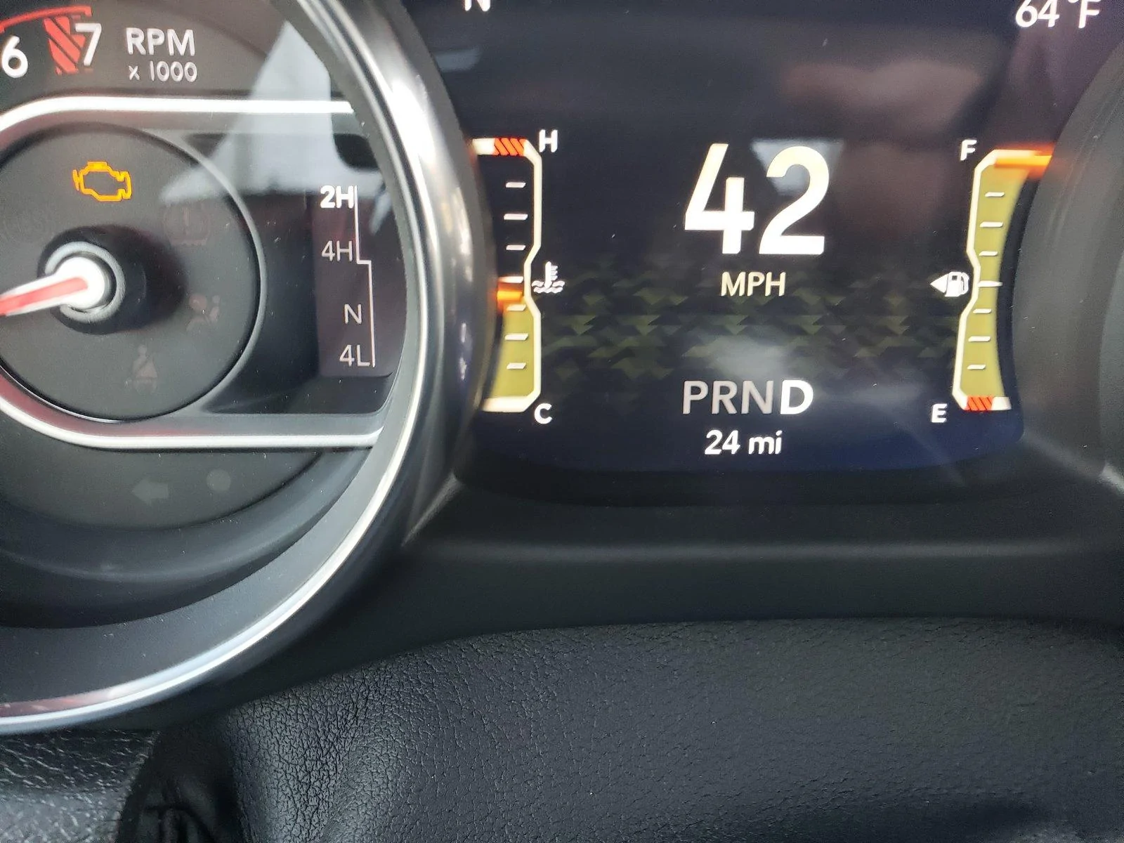 Jeep Wrangler JL Engine Check Light - Now also Stop/Start System Warning Light 20181117_111256