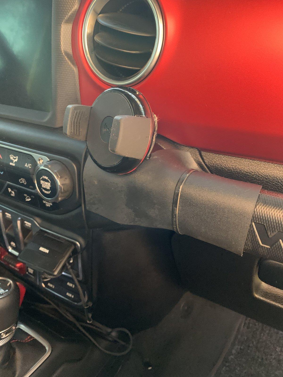 Jeep Wrangler JL Another JL - Specific Phone Mount Option IMG_2681