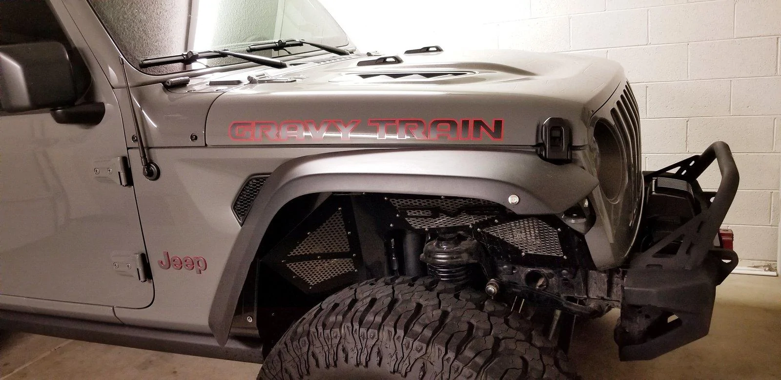 Jeep Wrangler JL Installed Motobilt front bumper 20181122_180836