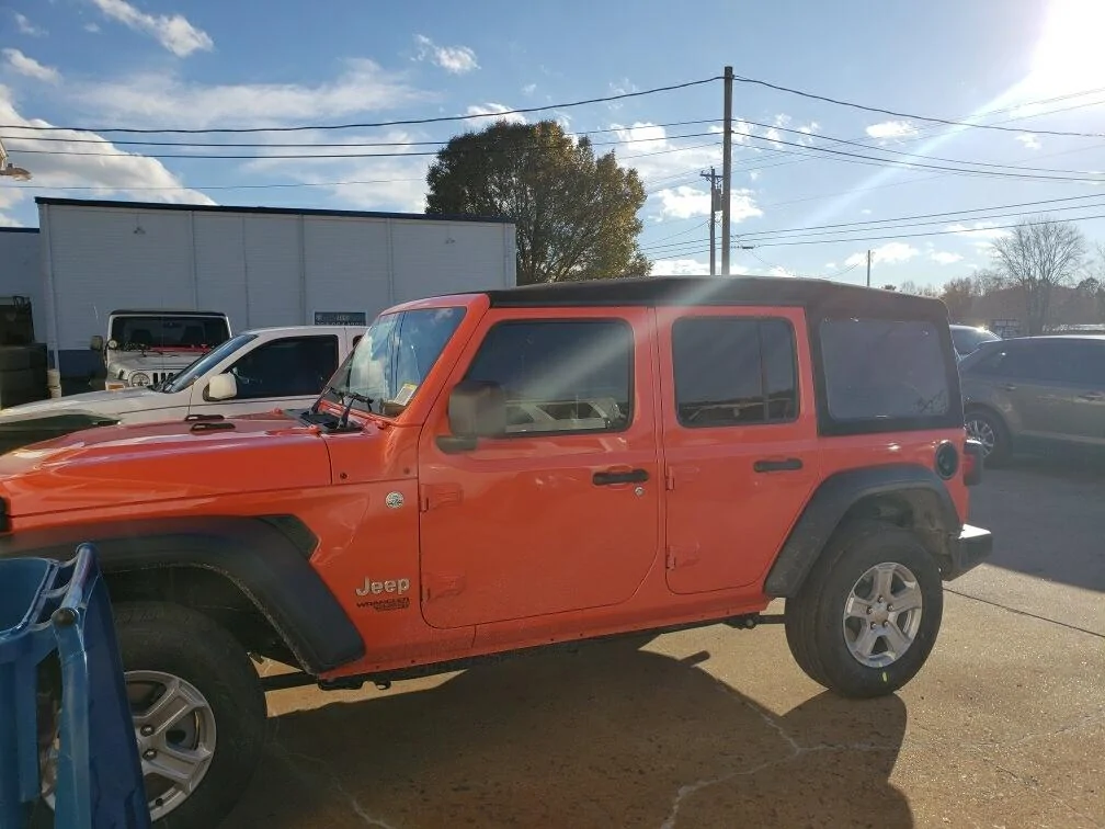 Jeep Wrangler JL North Carolina Roll Call tint