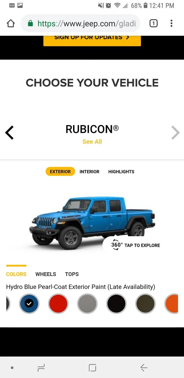 Jeep Wrangler JL New colors available on the Gladiator! Available for JL soon? Screenshot_20181128-124141_Chrom
