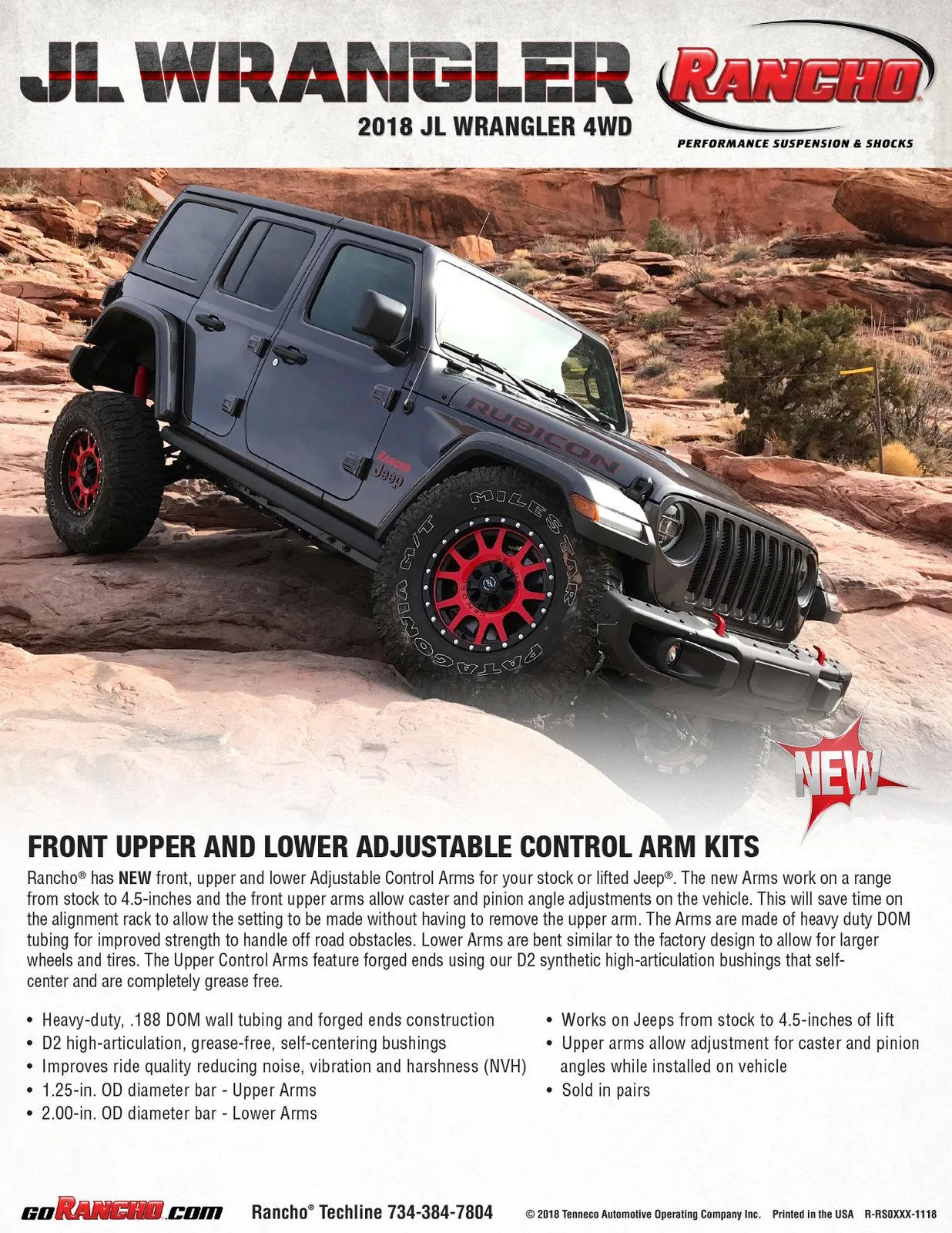 Jeep Wrangler JL New! Adjustable control arms for the JL! jl_controlarms_sell