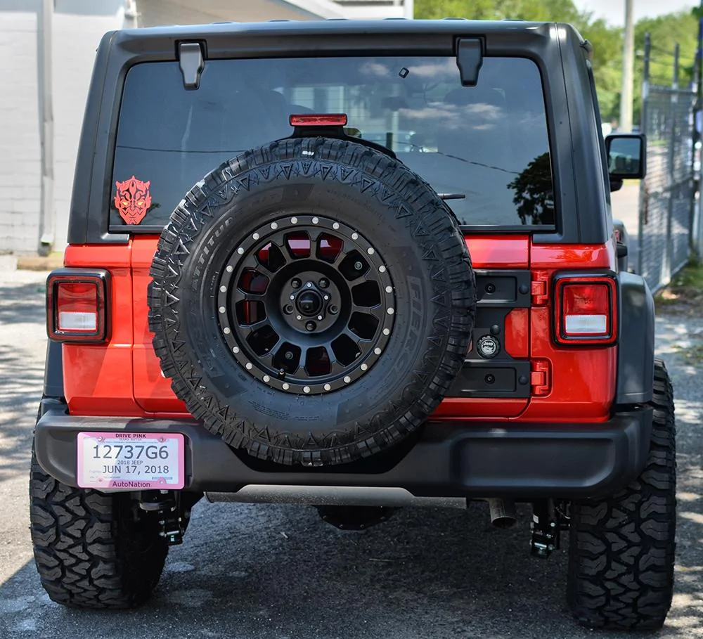 Jeep Wrangler JL Mopar Tailgate Reinforcement & RC Relocation bracket carrier