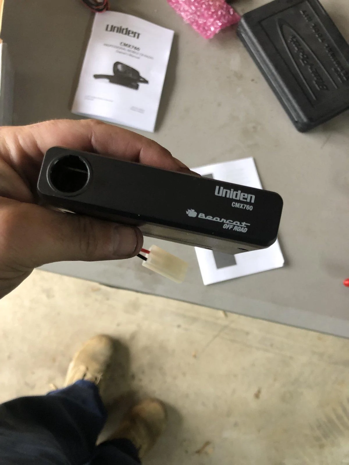 Jeep Wrangler JL Bearcat Off-Road CMX760 CB Install IMG_3758