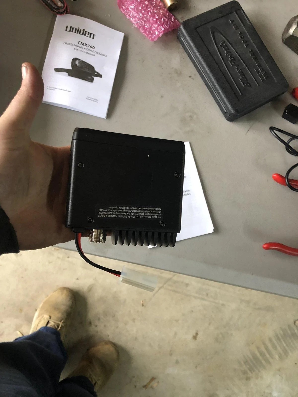 Jeep Wrangler JL Bearcat Off-Road CMX760 CB Install IMG_3759
