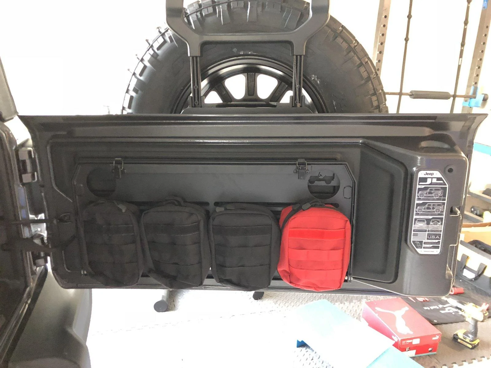 Jeep Wrangler JL Tailgate MOLLE system for under $10 642F0B5A-5B94-40BB-89D5-8D5F182F0474