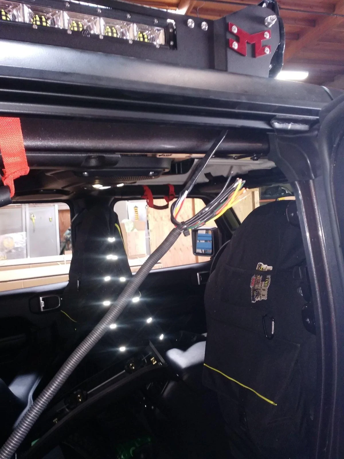 Jeep Wrangler JL KC RACK LED LIGHT BAR WIRING INSTALL DIY WRITEUP a5