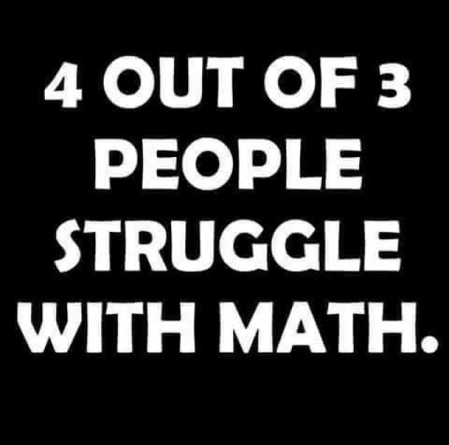 Jeep Wrangler JL Jeep humor waiting room ( ** NO POLITICS ** ) 4-out-of-3-people-struggle-with-math-hQ3pv