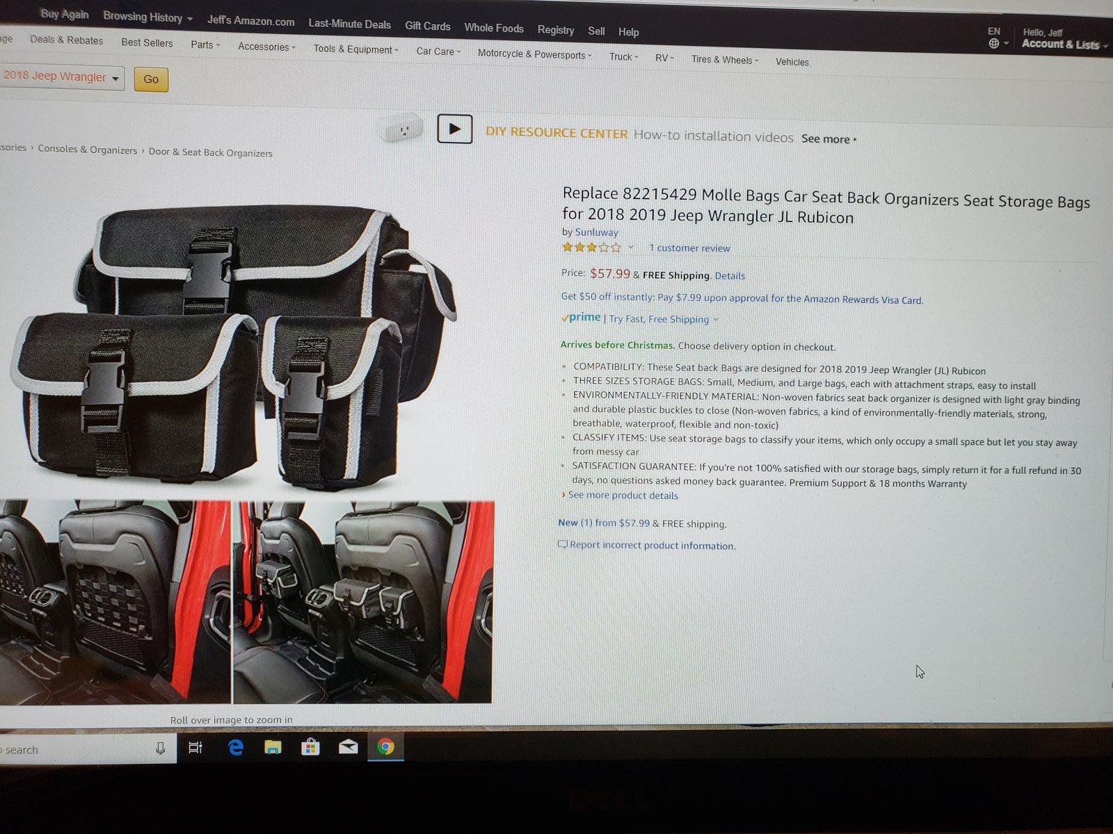Jeep Wrangler JL Tailgate MOLLE system for under $10 20181215_050548