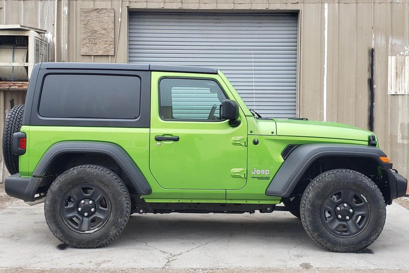 Jeep Wrangler JL 2 Door Turbo Mojito Build side befor