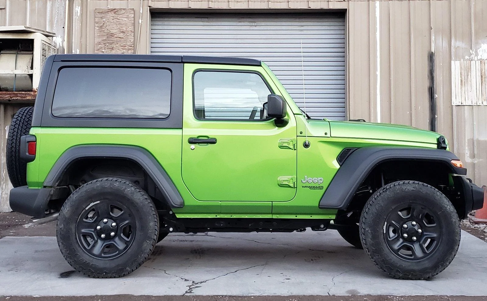 Jeep Wrangler JL 2 Door Turbo Mojito Build side after