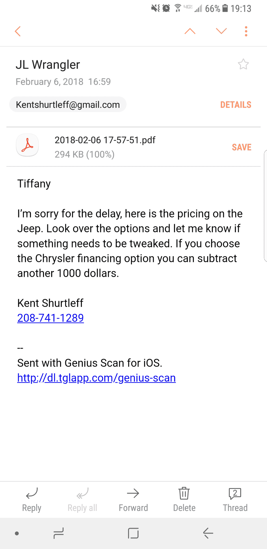 Jeep Wrangler JL Best deals found on a new JL? Screenshot_20180206-191332